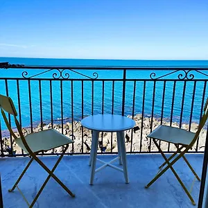 Coastal Seaview & Balcony Street View Cefalù